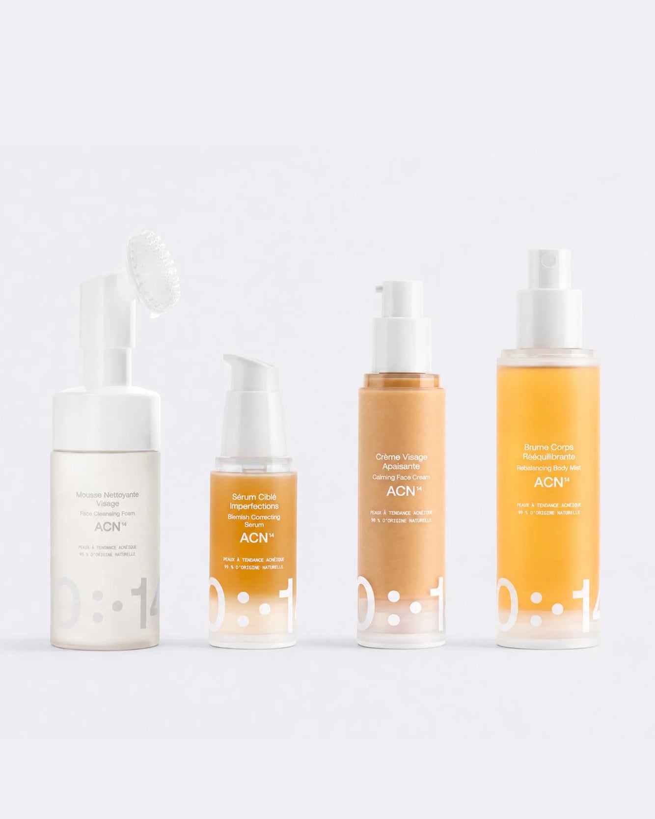 Routine complète peaux à imperfections, visage et corps